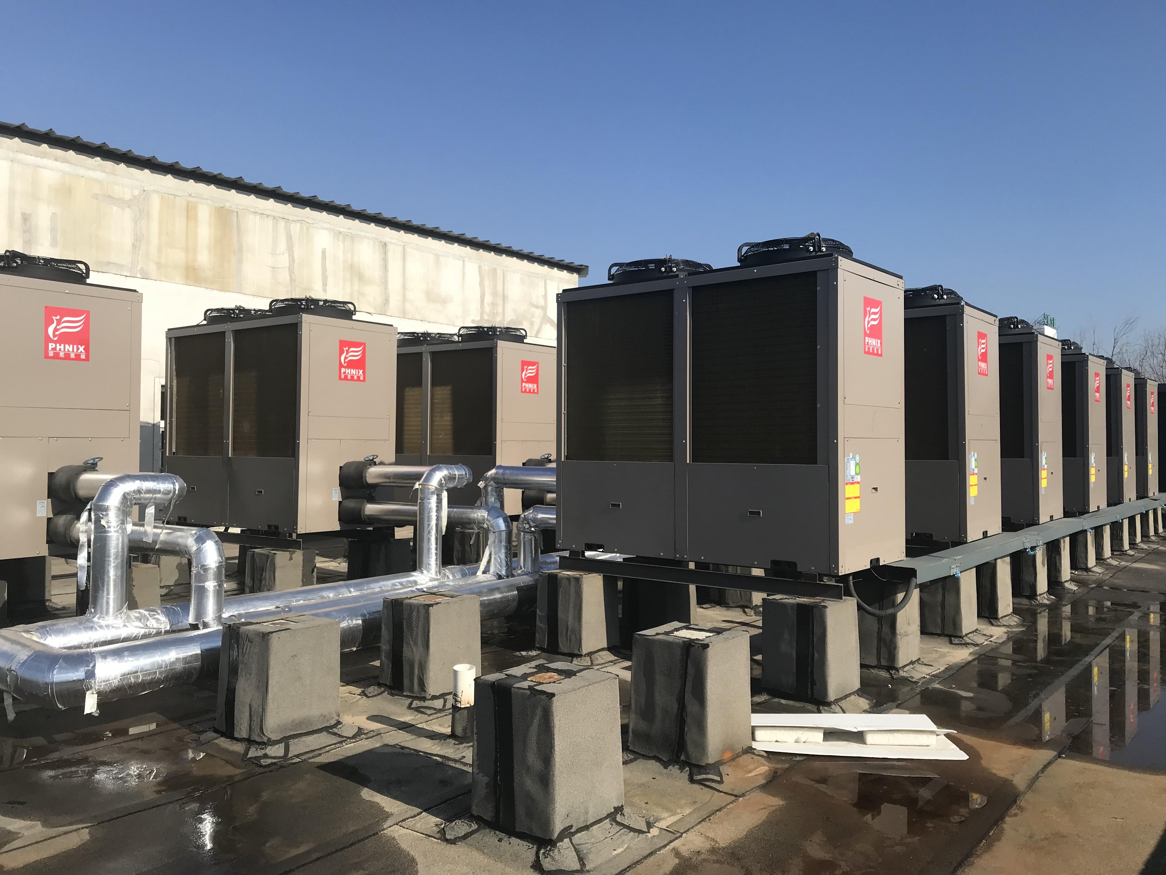 120余間客房酒店的空氣能熱水系統