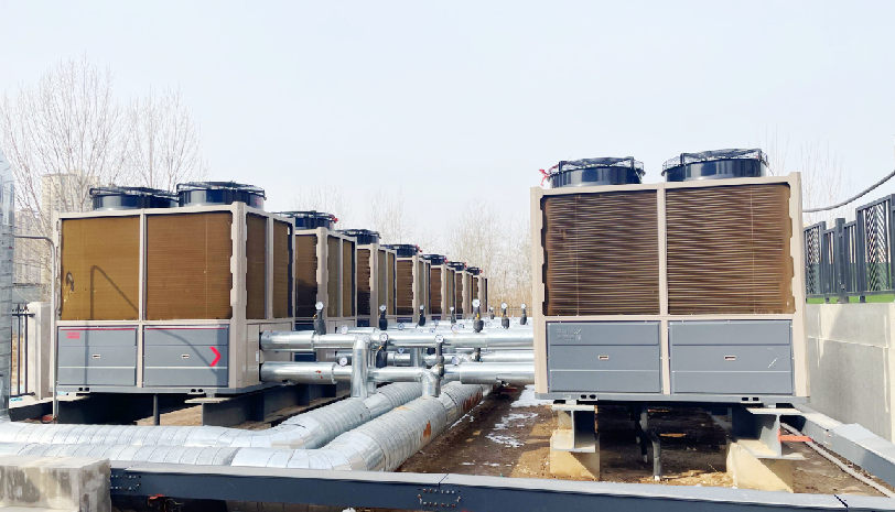 大型空氣能熱泵供暖系統