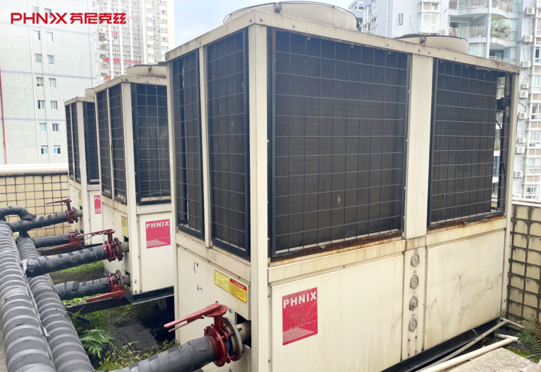 芬尼樣板 高端熱泵 冷暖調控 保障飯店近10000㎡的舒適恒溫需求